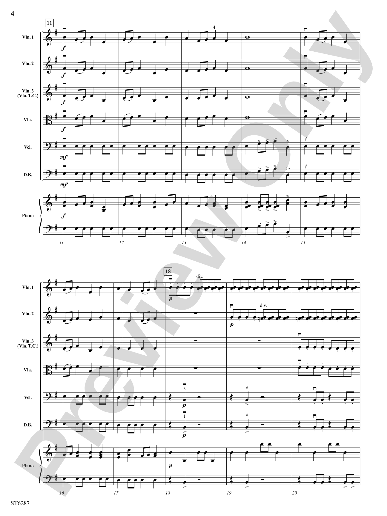 Turbulence: String Orchestra Conductor Score & Parts