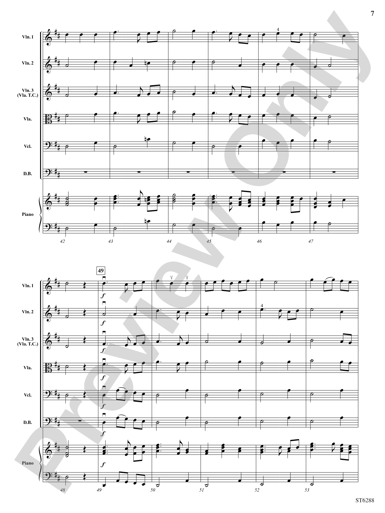 Courtly Dance from The Danserye: String Orchestra Conductor Score & Parts
