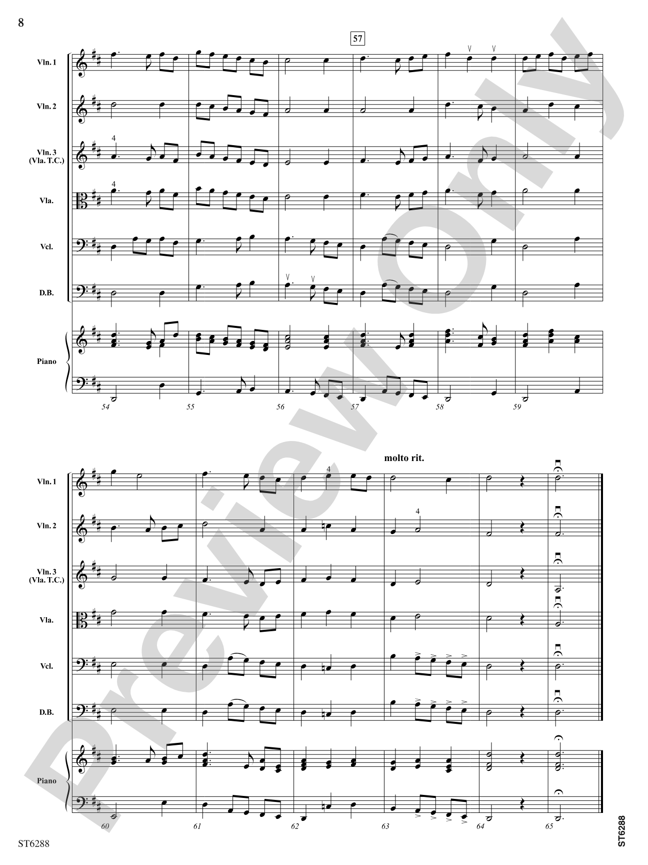 Courtly Dance from The Danserye: String Orchestra Conductor Score & Parts