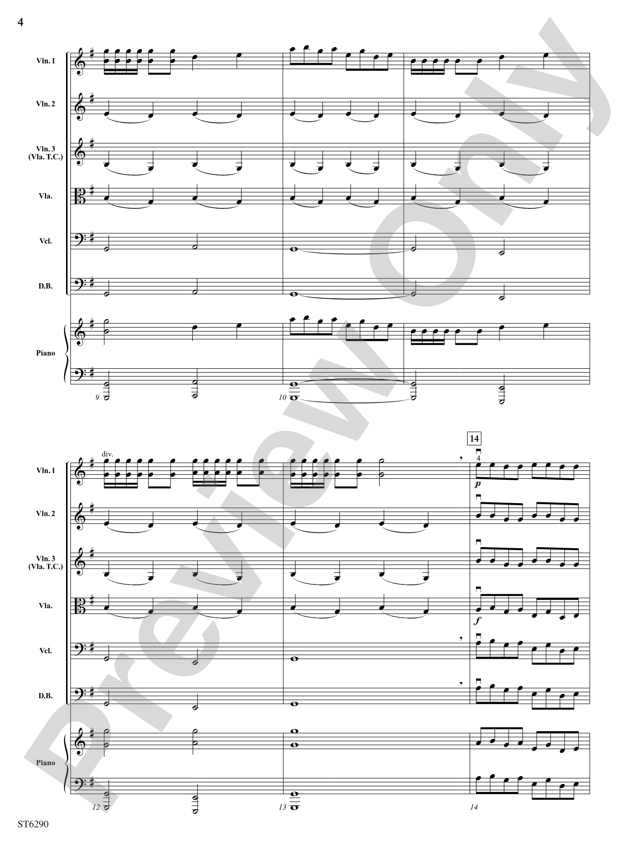 Fan Dance: String Orchestra Conductor Score & Parts