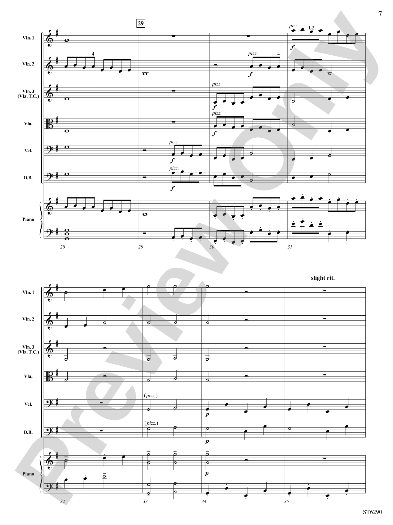 Fan Dance: String Orchestra Conductor Score & Parts