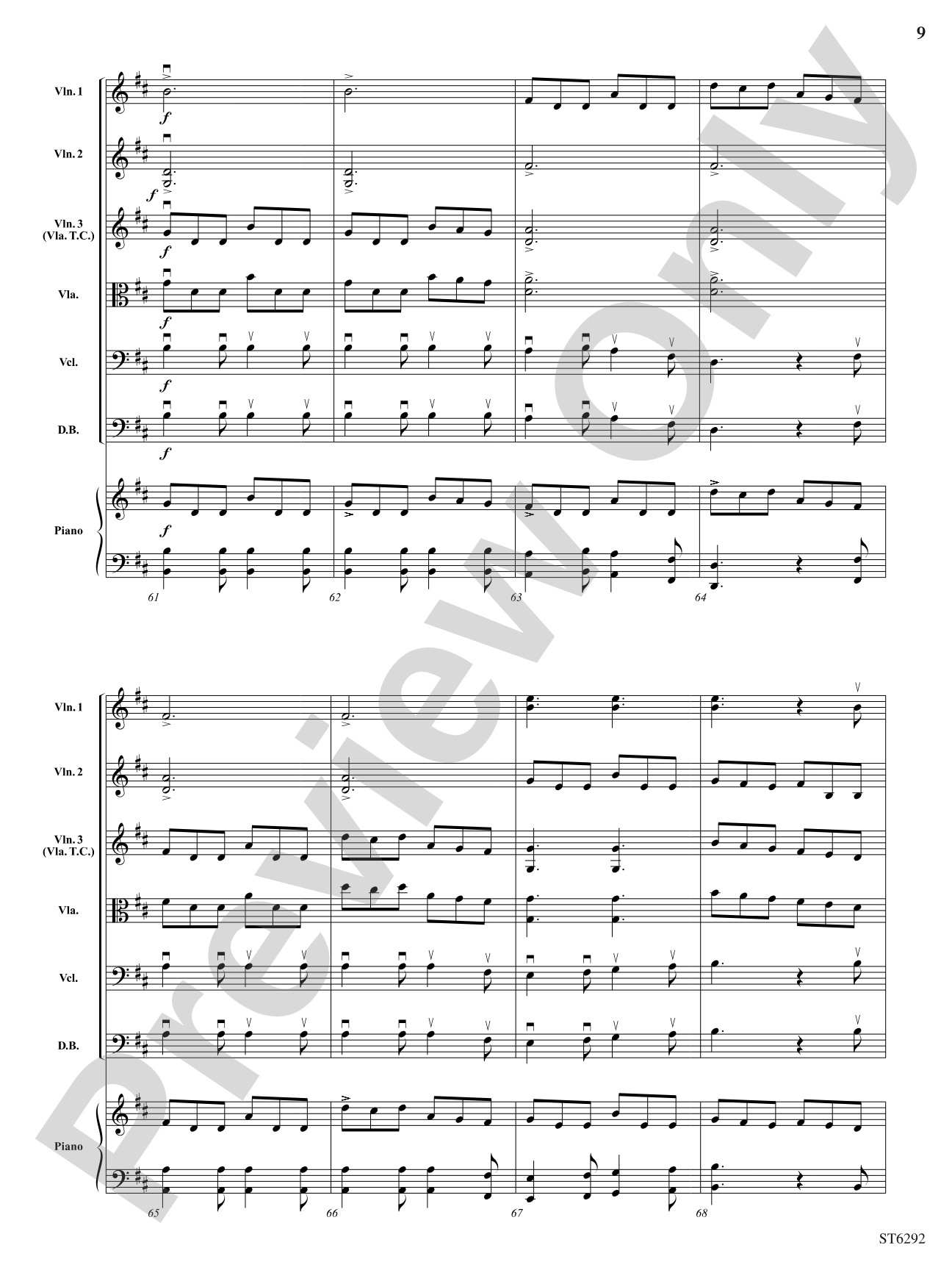 The Lumber Camp Song: String Orchestra Conductor Score & Parts