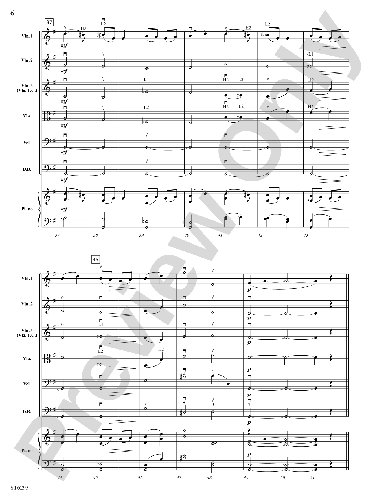 To A Wild Rose: String Orchestra Conductor Score & Parts