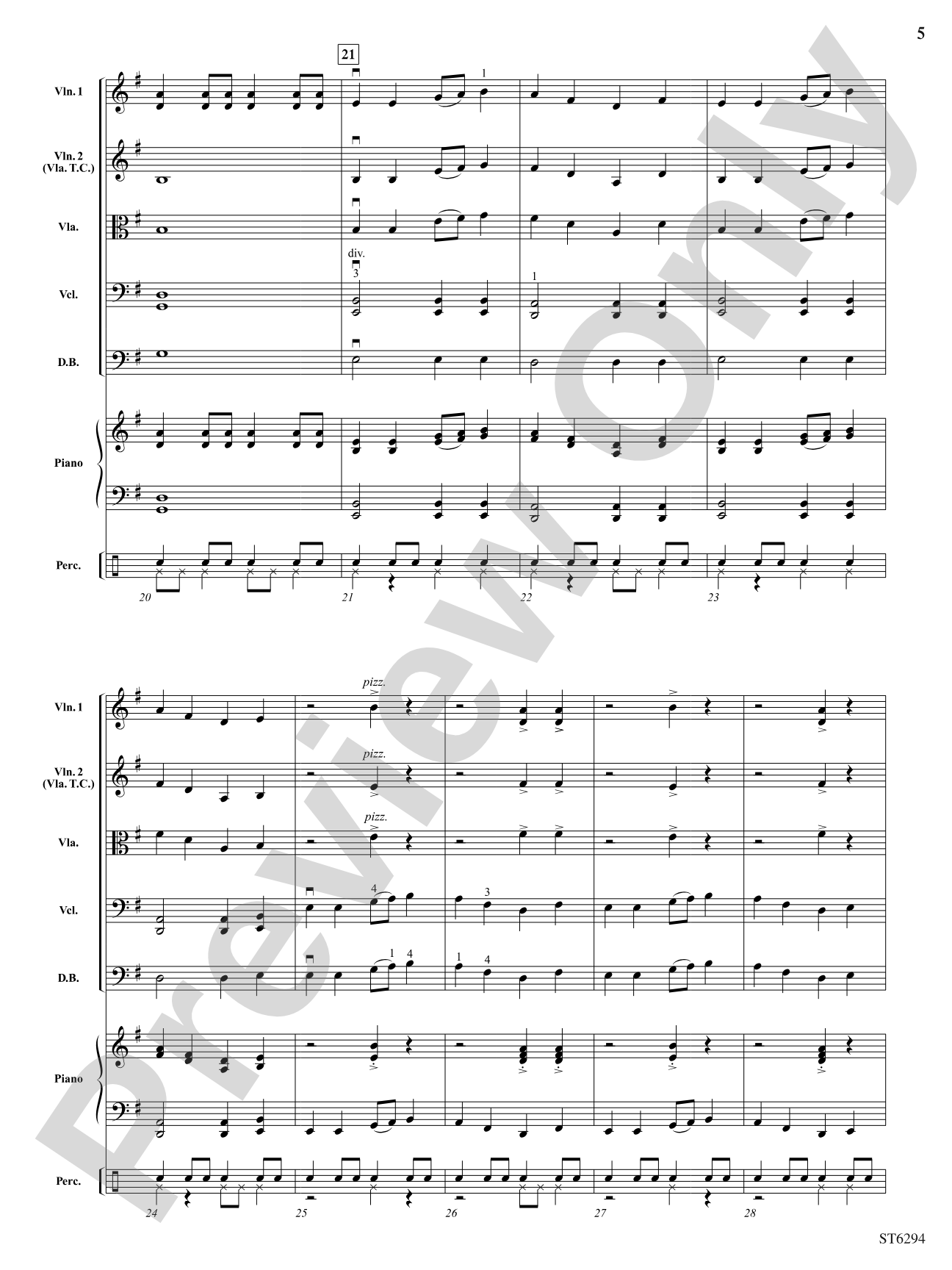 Mystic Caravan: String Orchestra Conductor Score & Parts