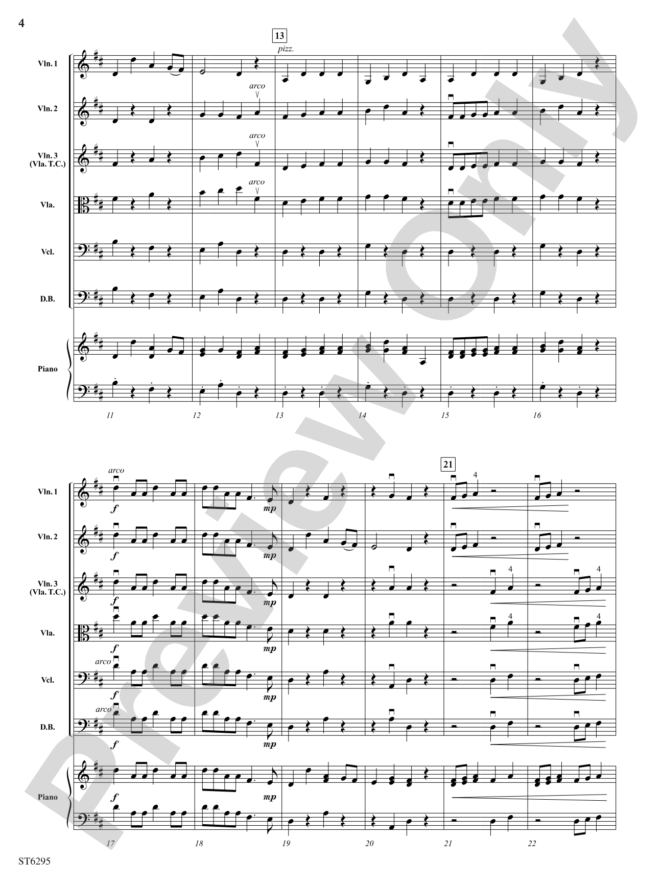 The Keeper Did A-Hunting Go: String Orchestra Conductor Score & Parts