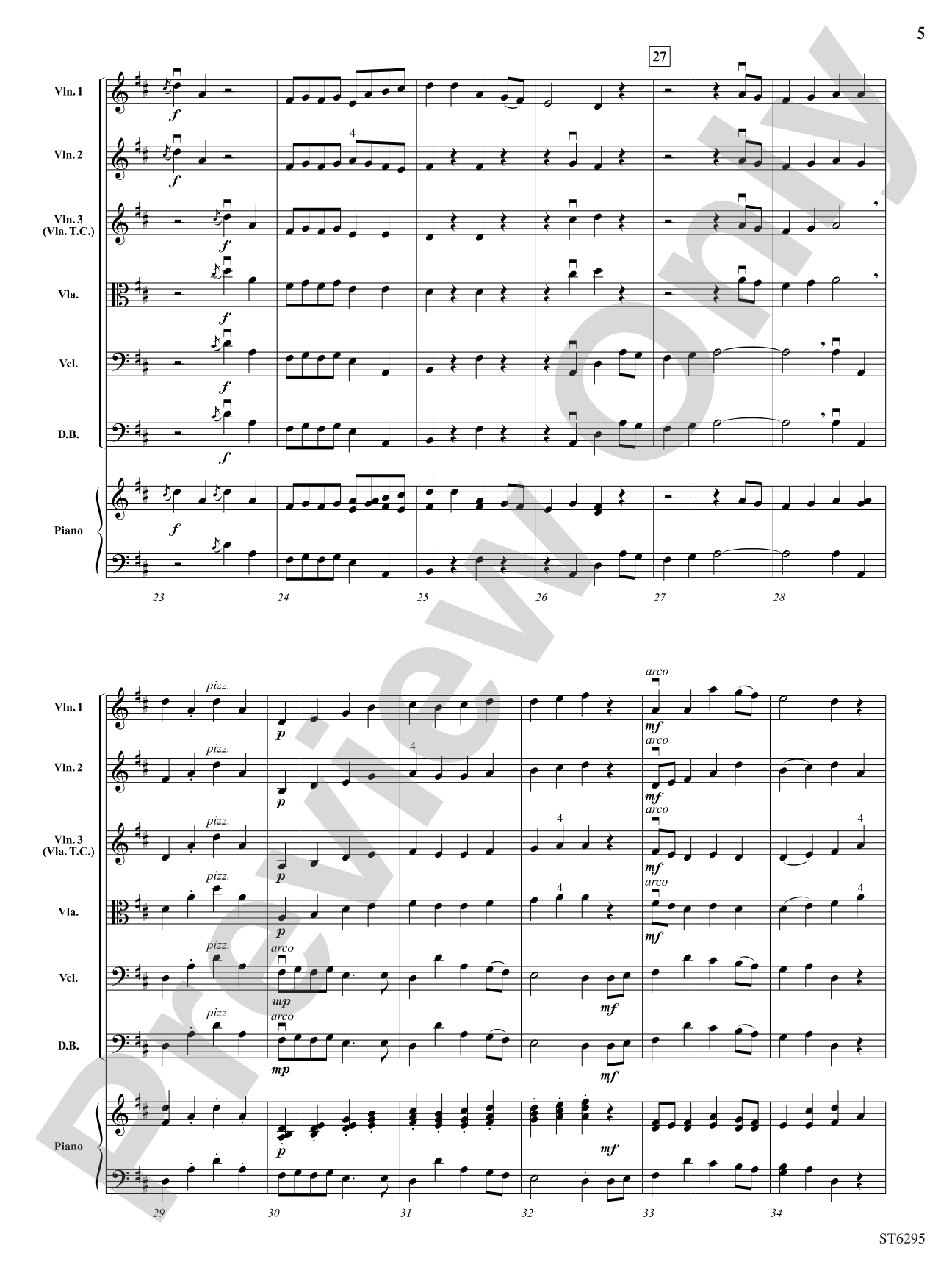 The Keeper Did A-Hunting Go: String Orchestra Conductor Score & Parts
