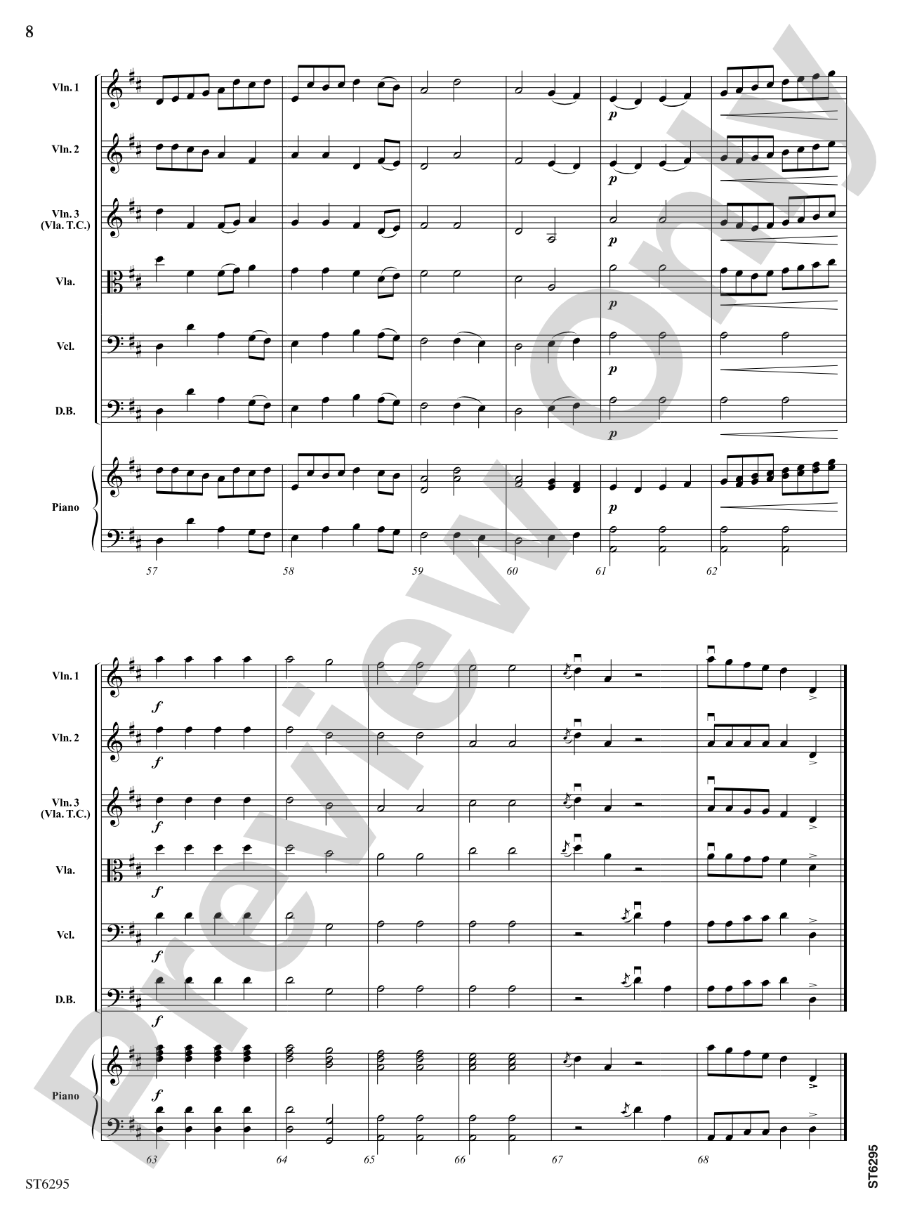 The Keeper Did A-Hunting Go: String Orchestra Conductor Score & Parts