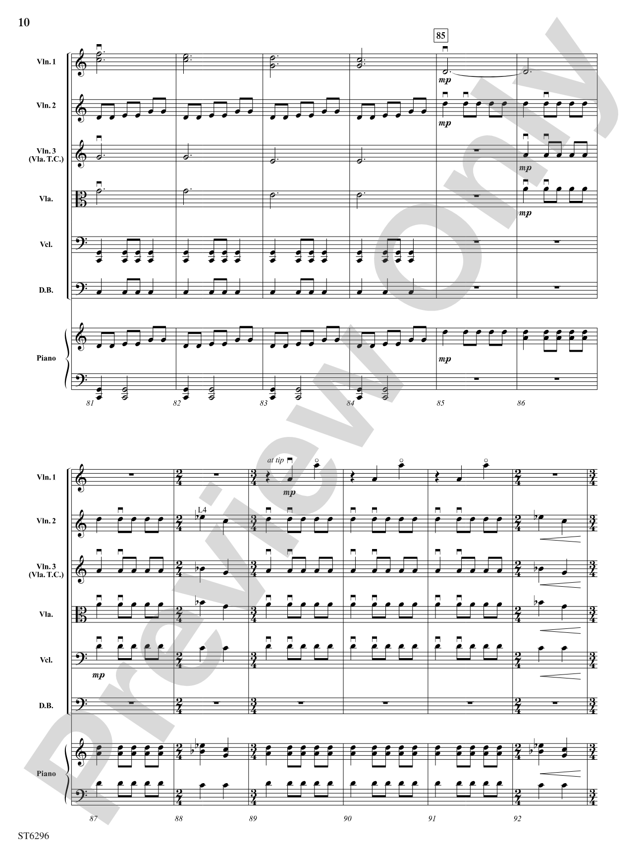 Afterburn: String Orchestra Conductor Score & Parts
