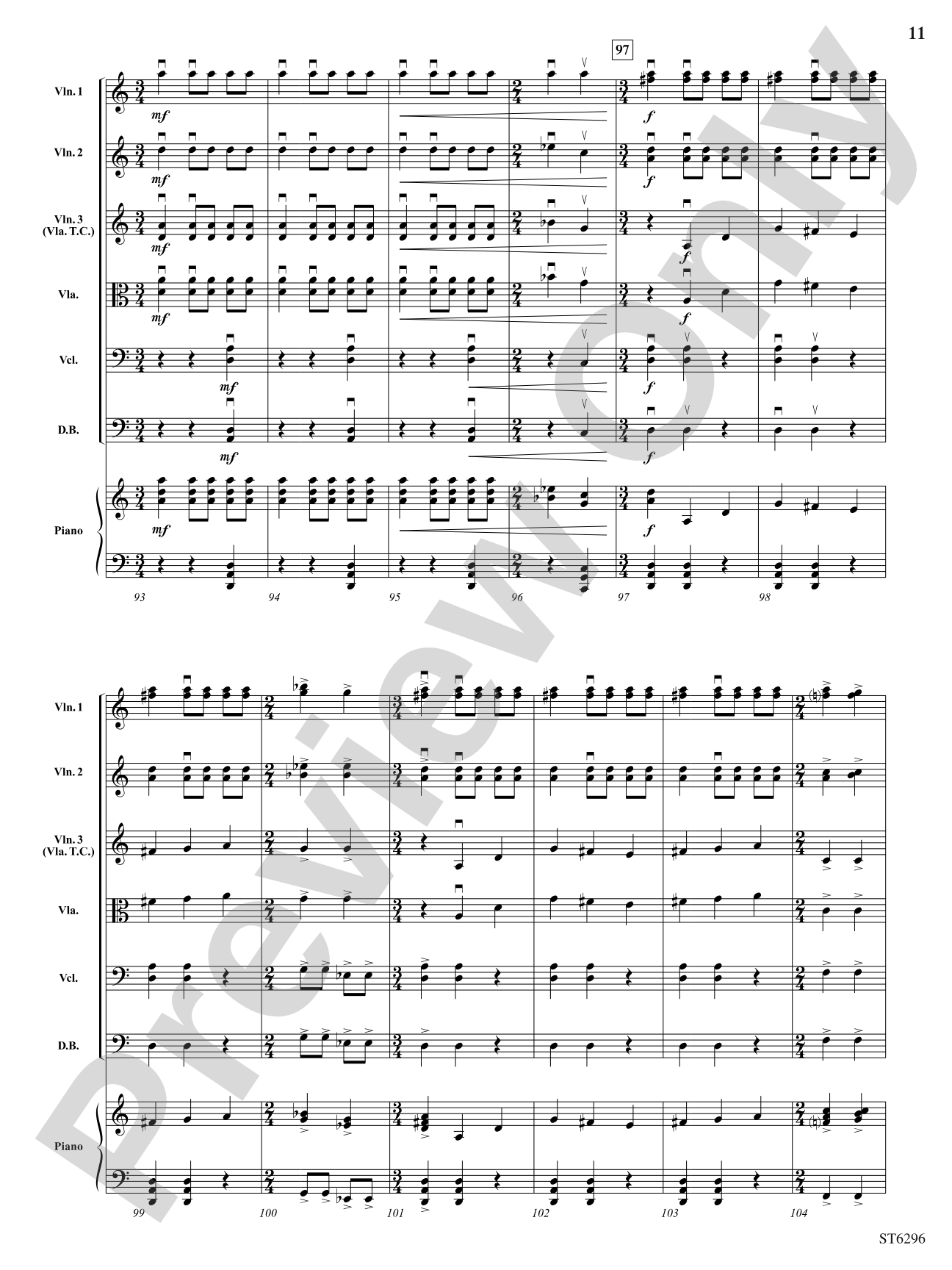 Afterburn: String Orchestra Conductor Score & Parts
