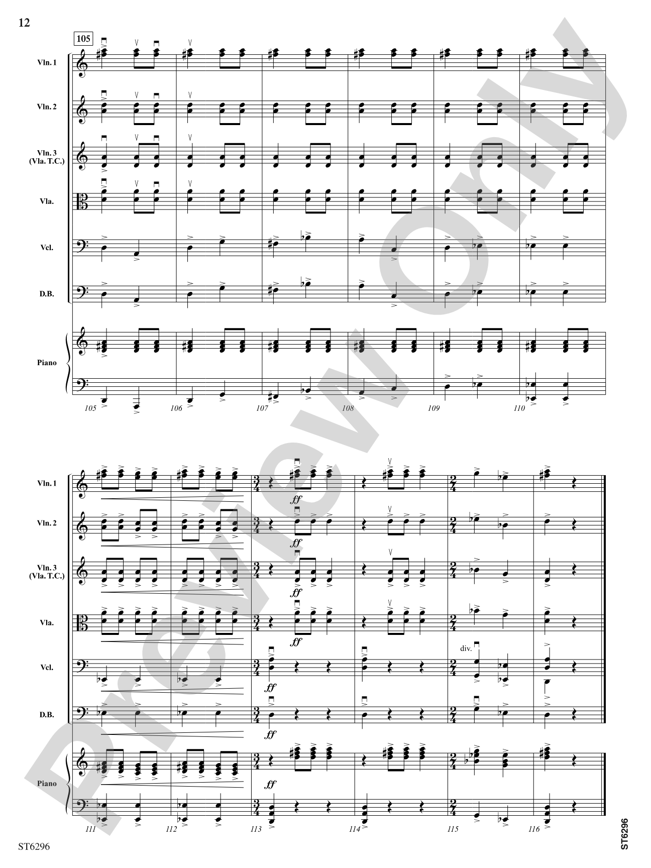 Afterburn: String Orchestra Conductor Score & Parts