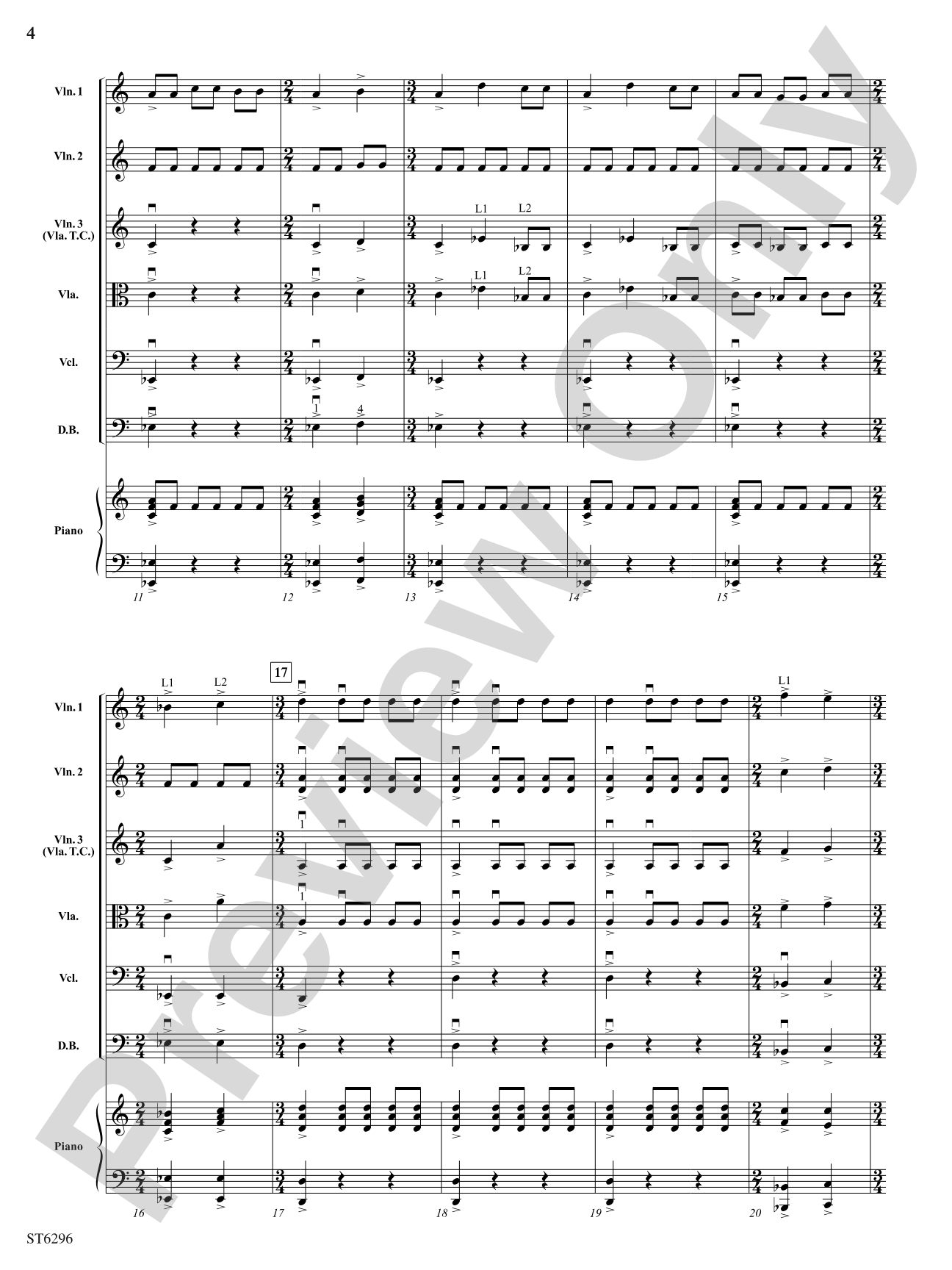 Afterburn: String Orchestra Conductor Score & Parts