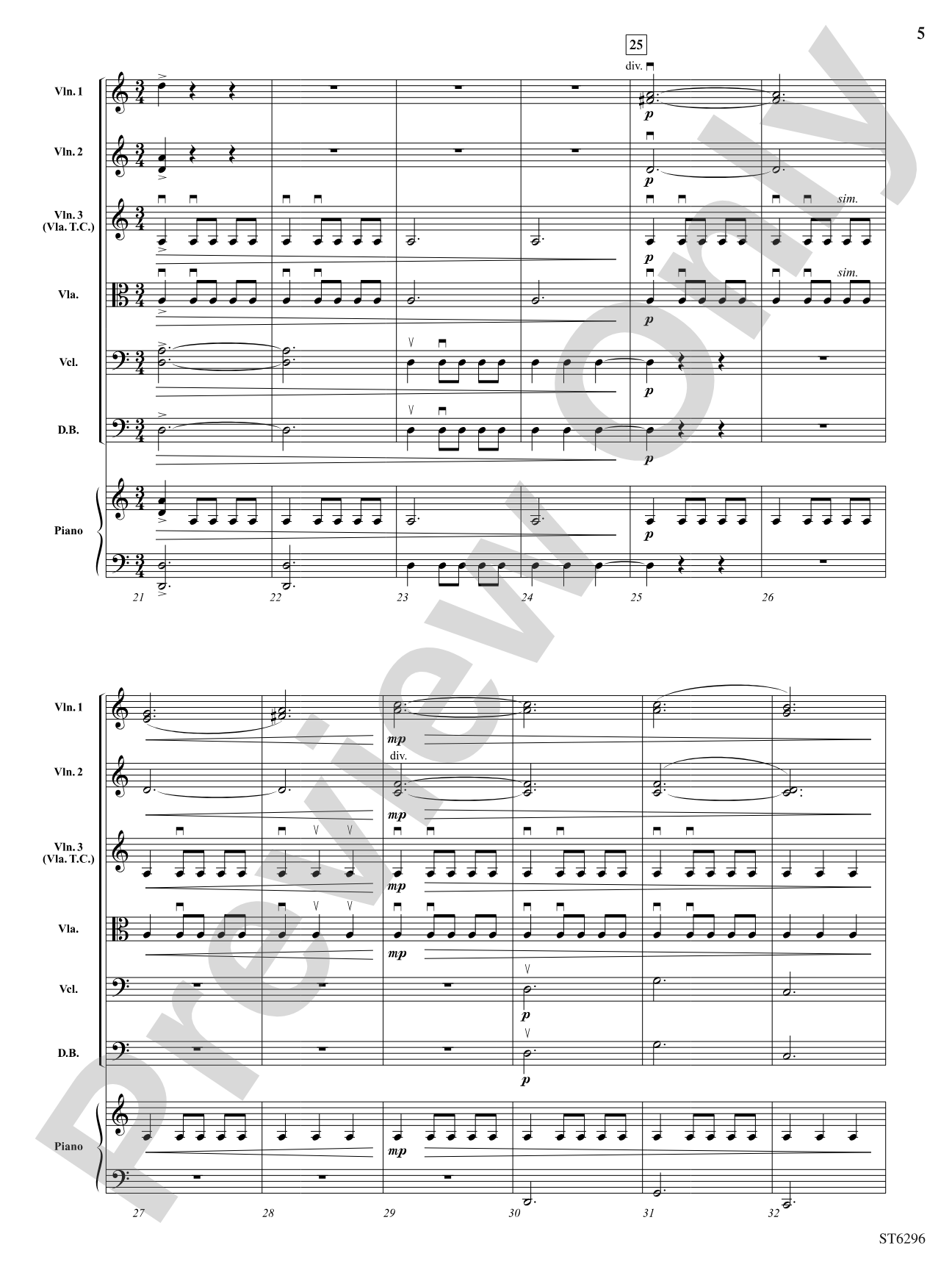 Afterburn: String Orchestra Conductor Score & Parts