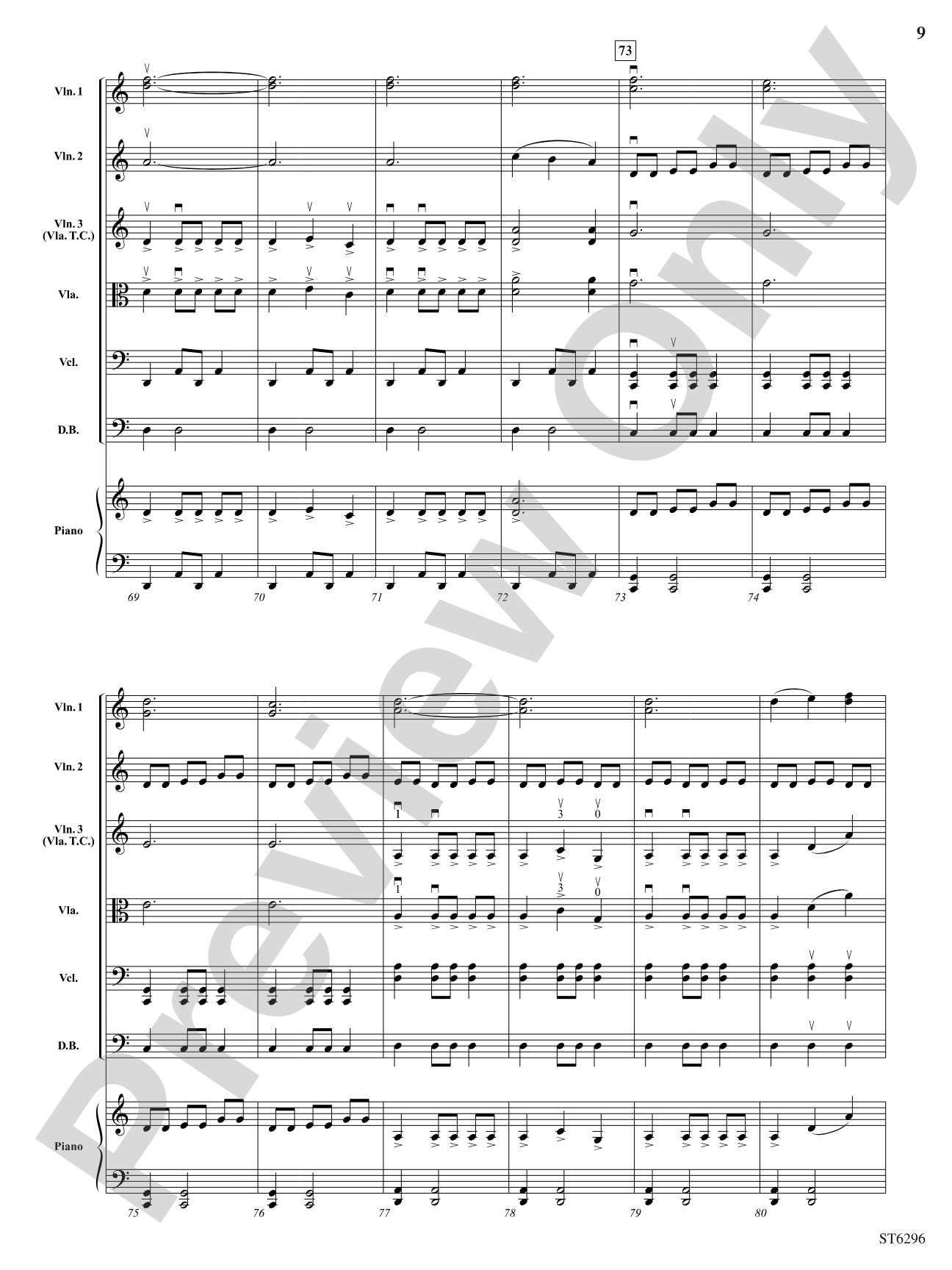 Afterburn: String Orchestra Conductor Score & Parts