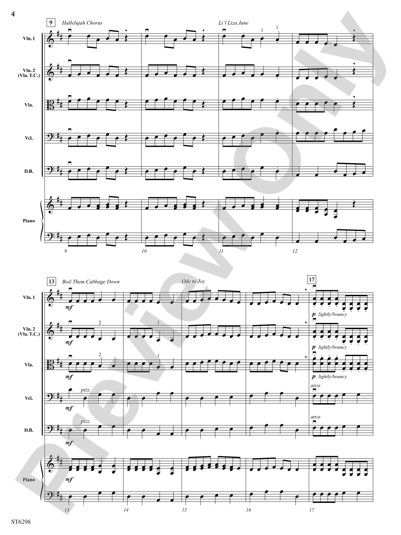 Fiddlin' with the Classics: String Orchestra Conductor Score & Parts