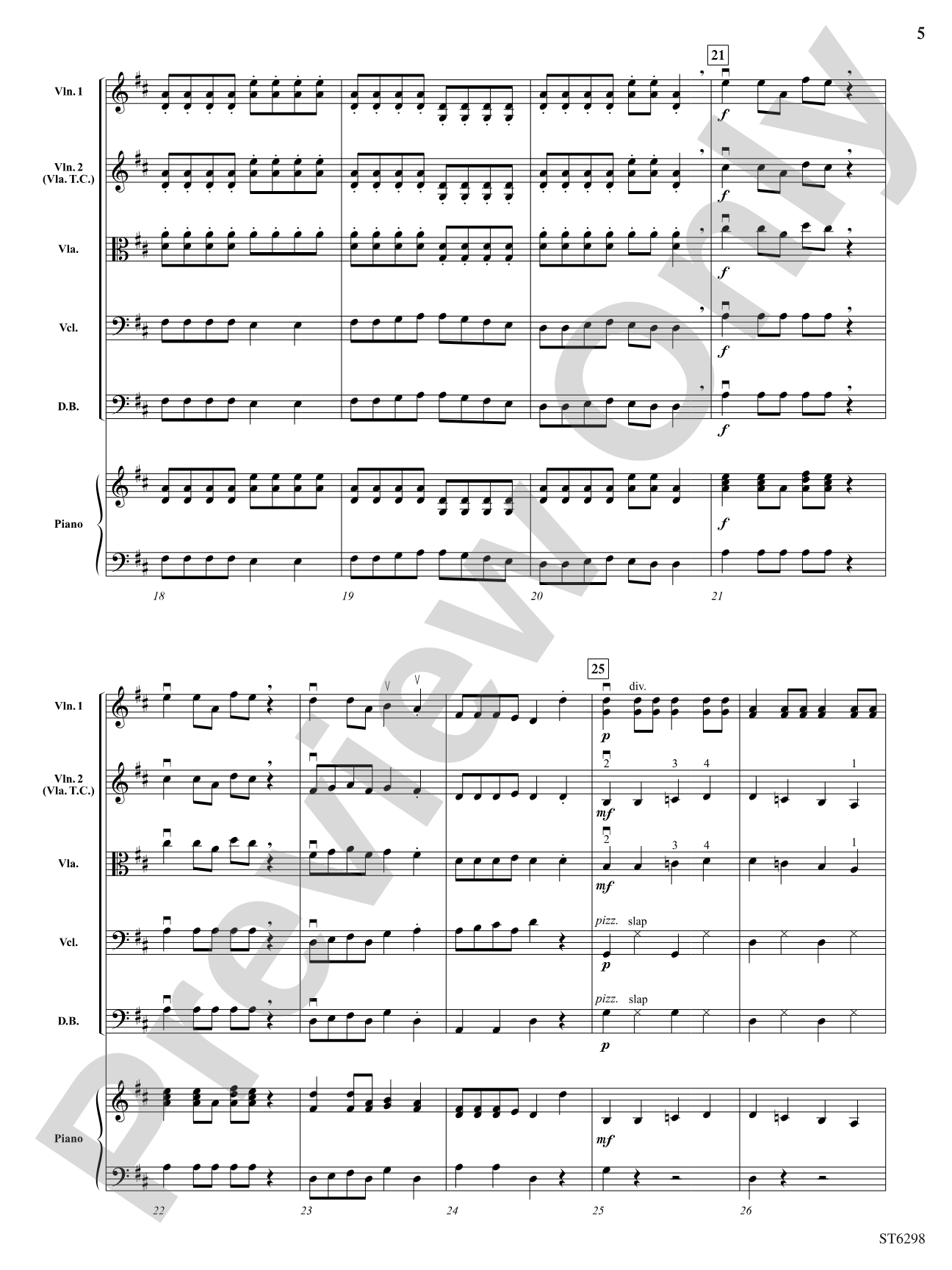 Fiddlin' with the Classics: String Orchestra Conductor Score & Parts