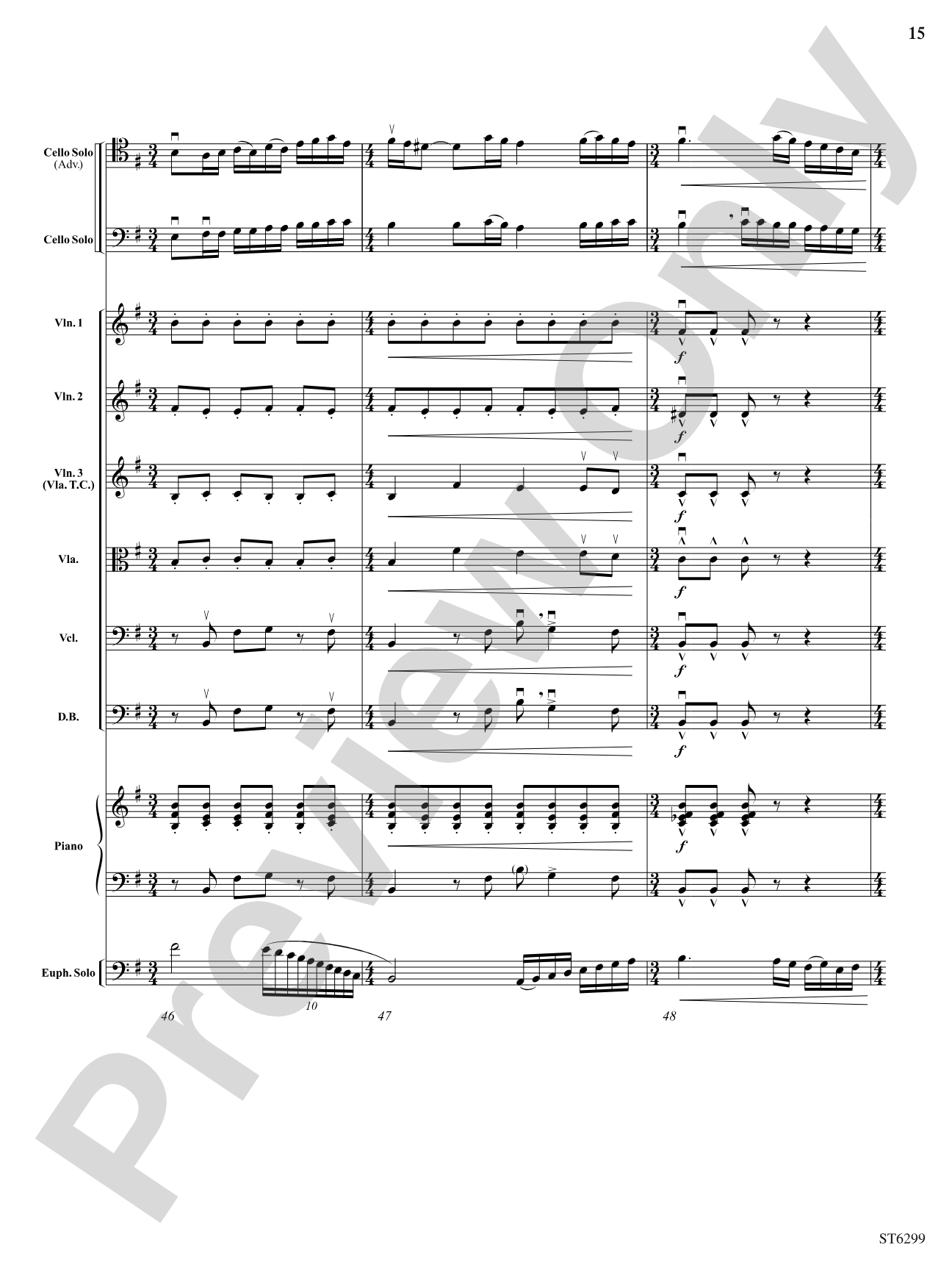 It Takes One to Tango: String Orchestra Conductor Score & Parts