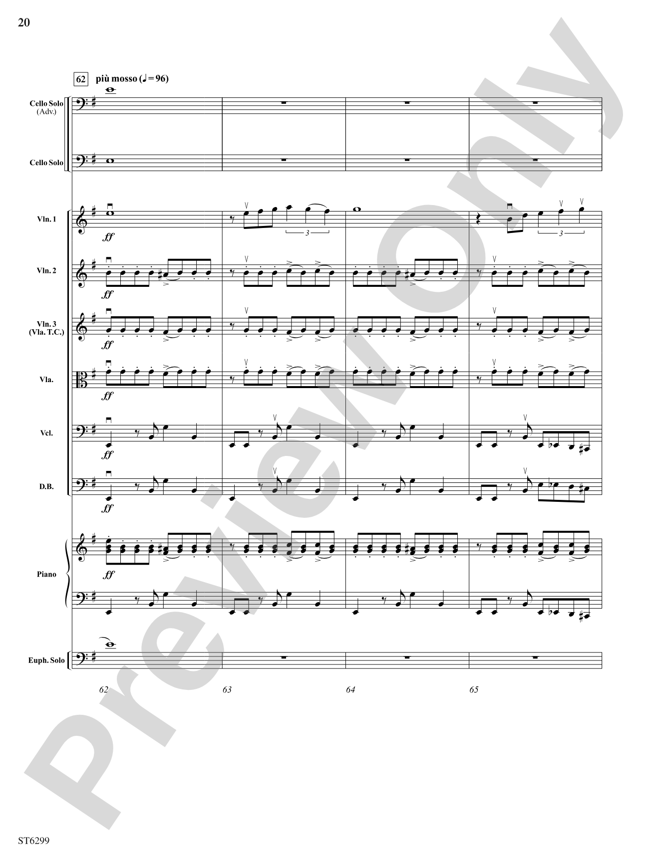 It Takes One to Tango: String Orchestra Conductor Score & Parts