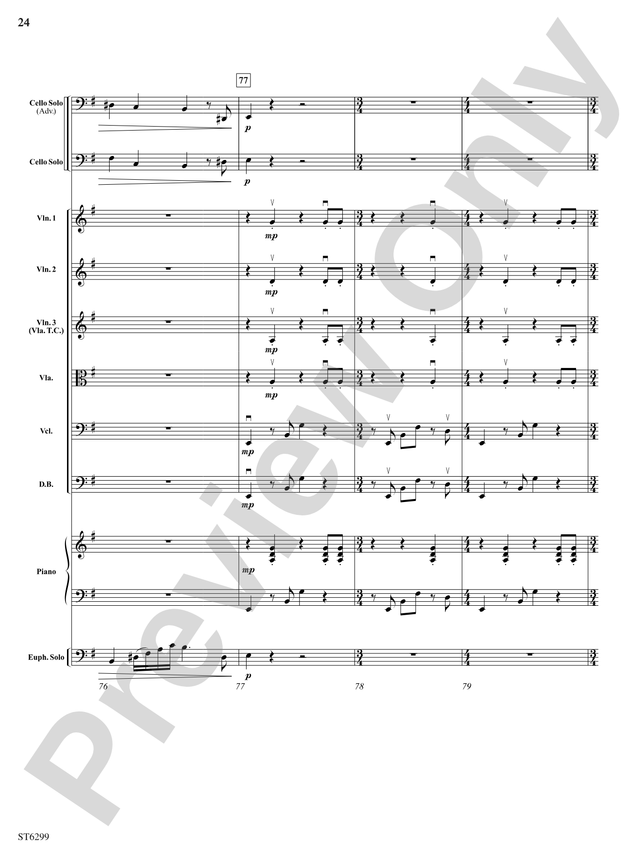 It Takes One to Tango: String Orchestra Conductor Score & Parts