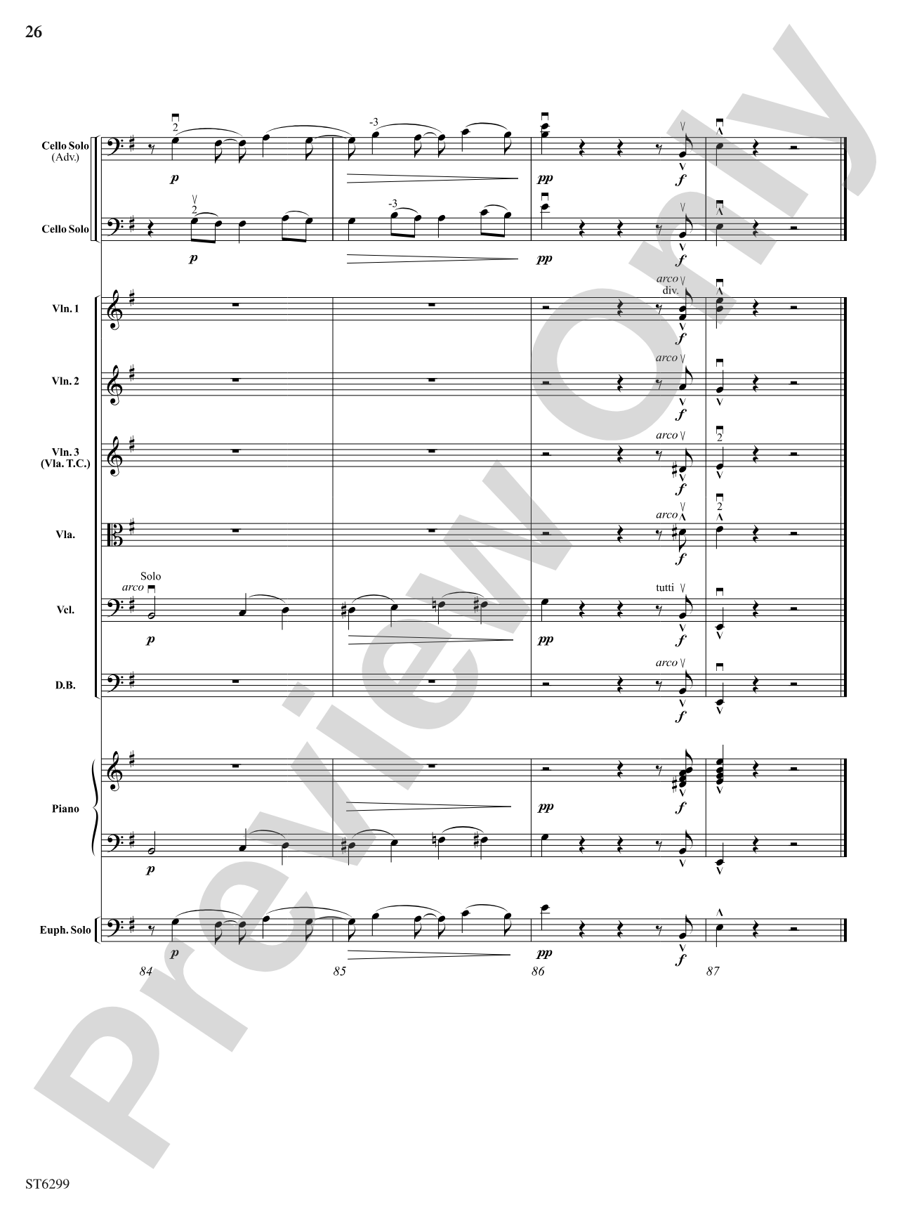 It Takes One to Tango: String Orchestra Conductor Score & Parts