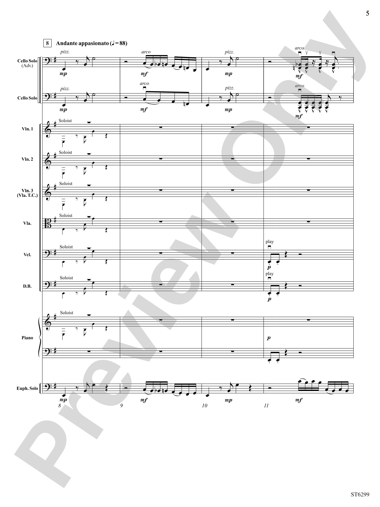It Takes One to Tango: String Orchestra Conductor Score & Parts