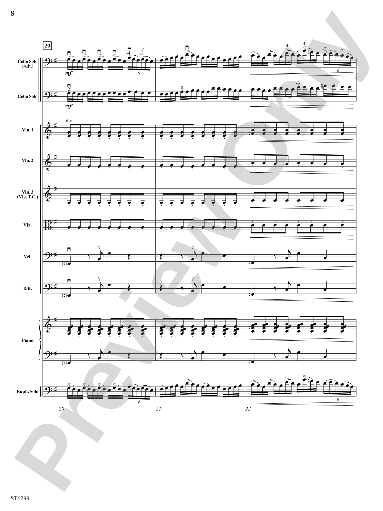 It Takes One to Tango: String Orchestra Conductor Score & Parts