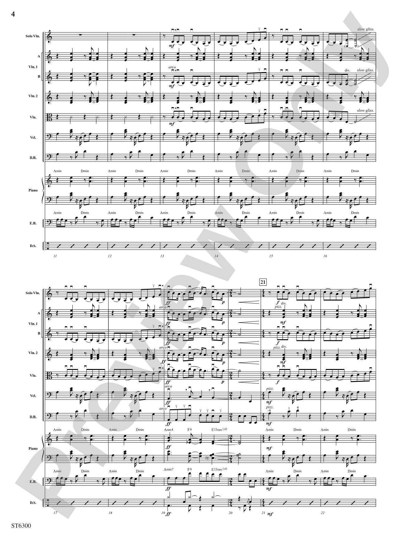 Fleckish: String Orchestra Conductor Score & Parts
