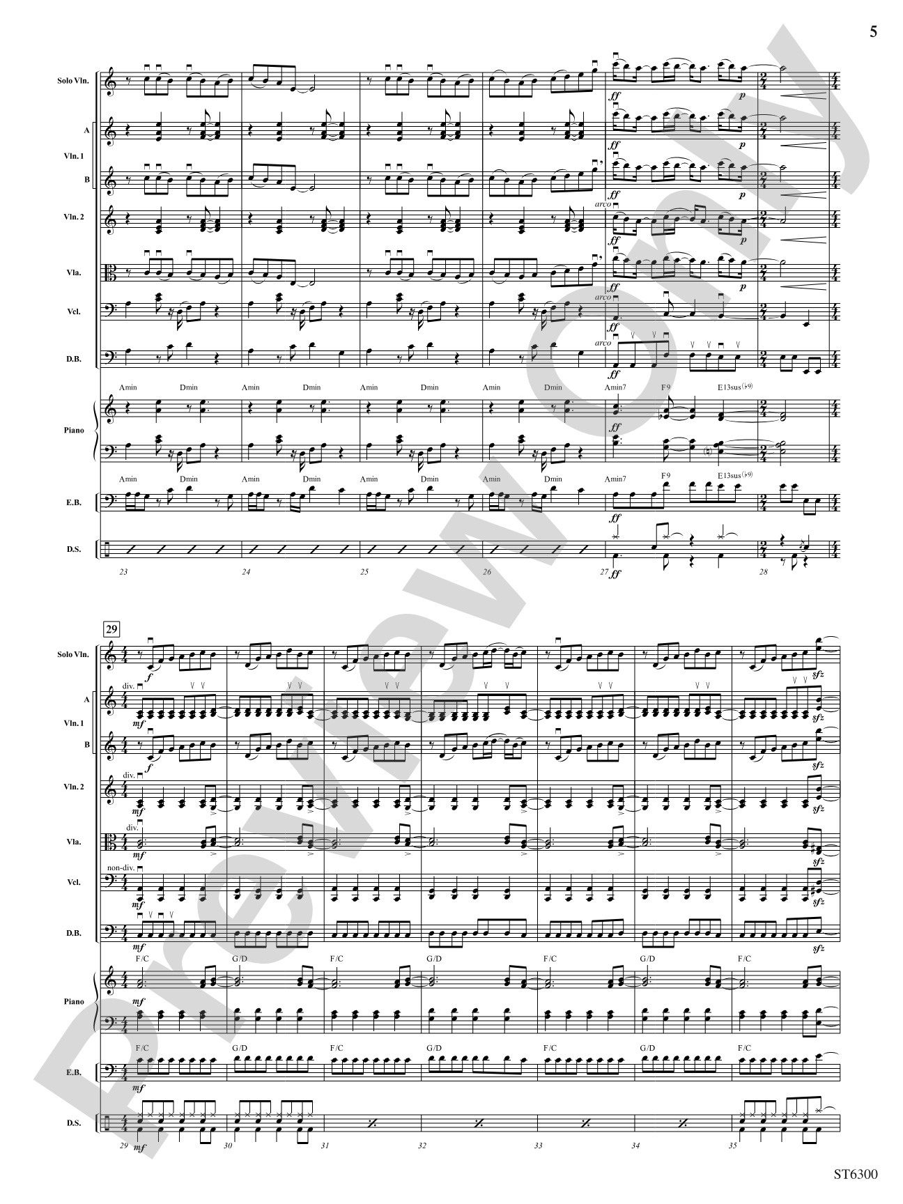Fleckish: String Orchestra Conductor Score & Parts