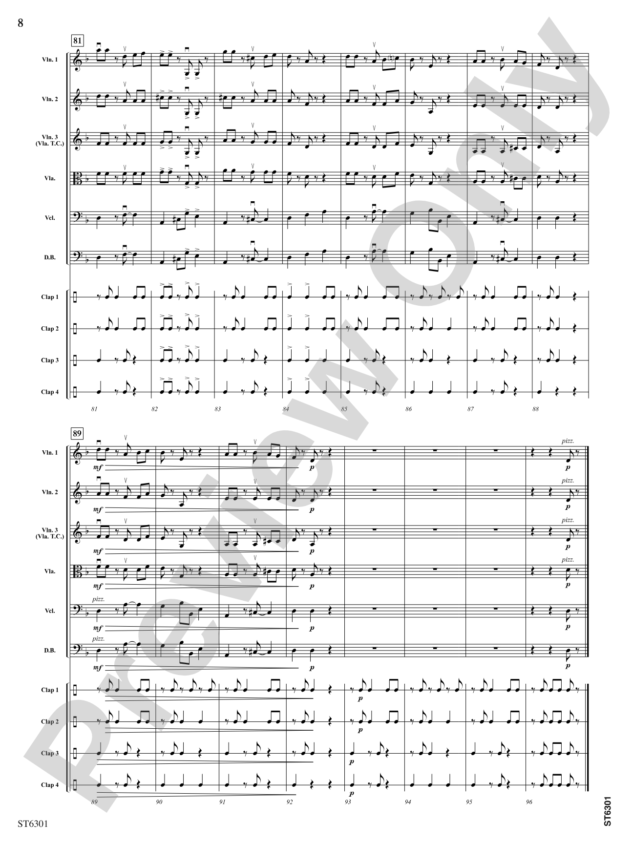 Las Palmas: String Orchestra Conductor Score & Parts