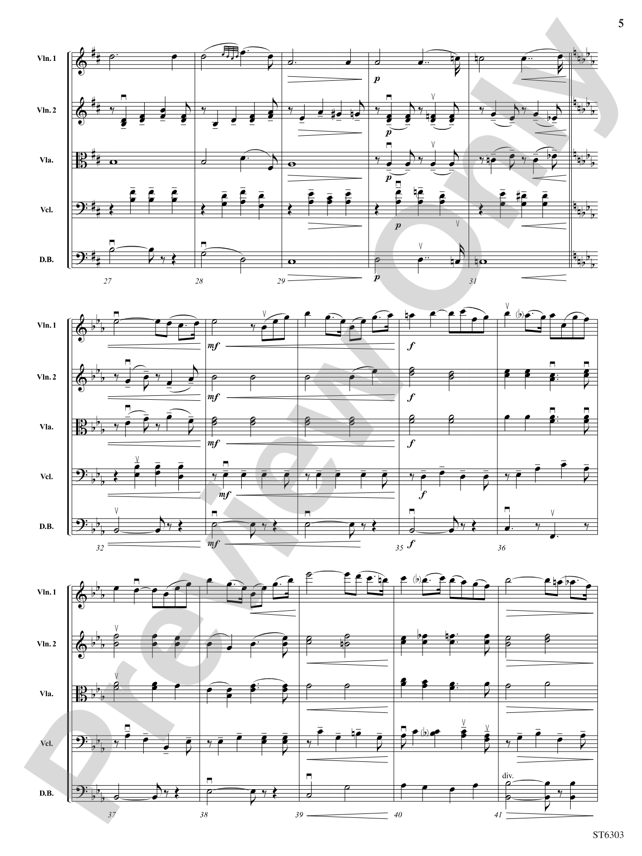Elsa's Procession to the Cathedral: String Orchestra Conductor Score & Parts