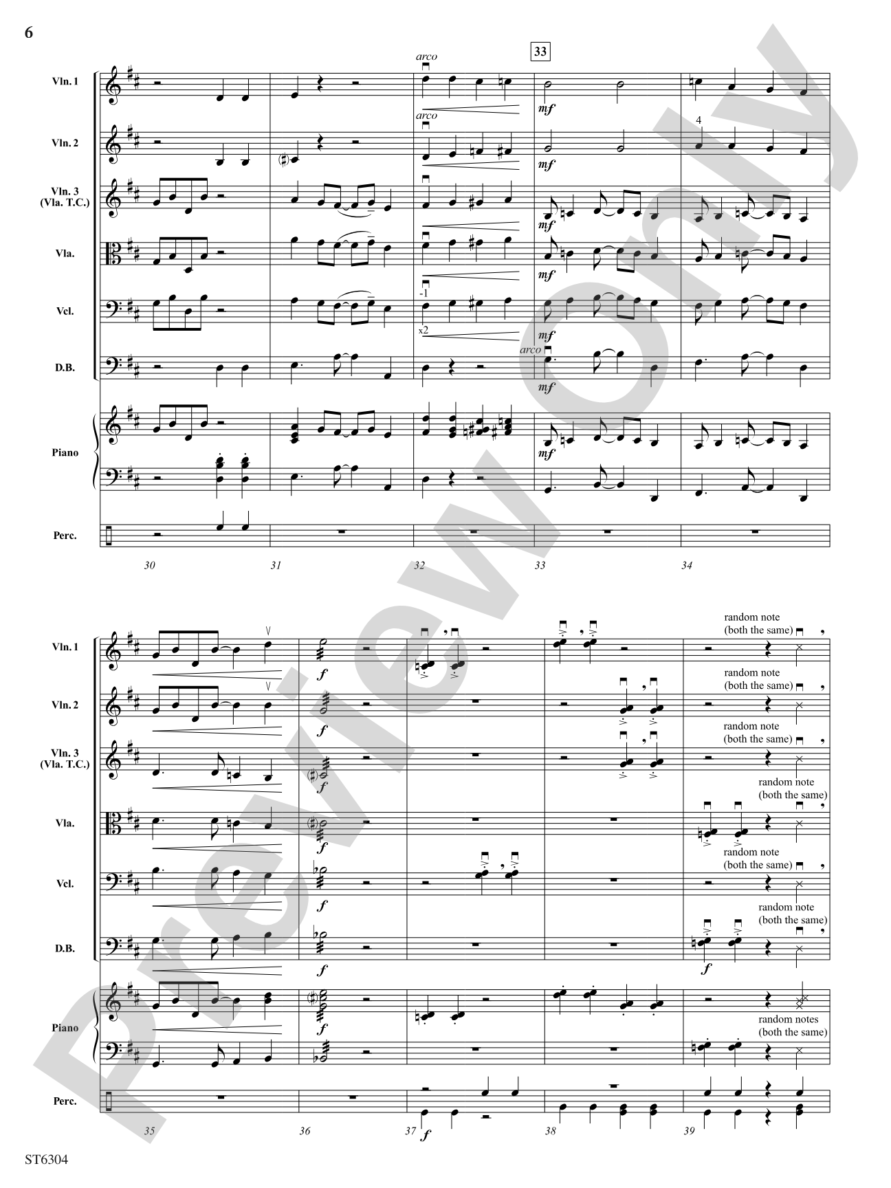 Calypso Coupe: String Orchestra Conductor Score & Parts