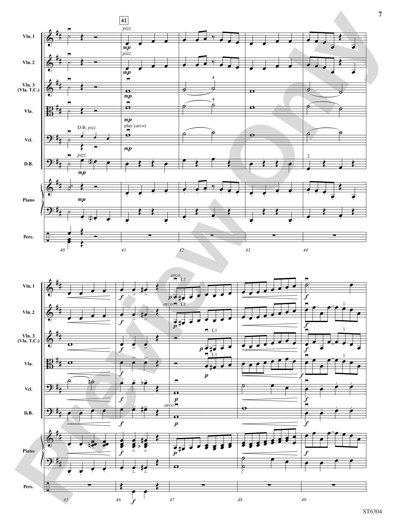 Calypso Coupe: String Orchestra Conductor Score & Parts