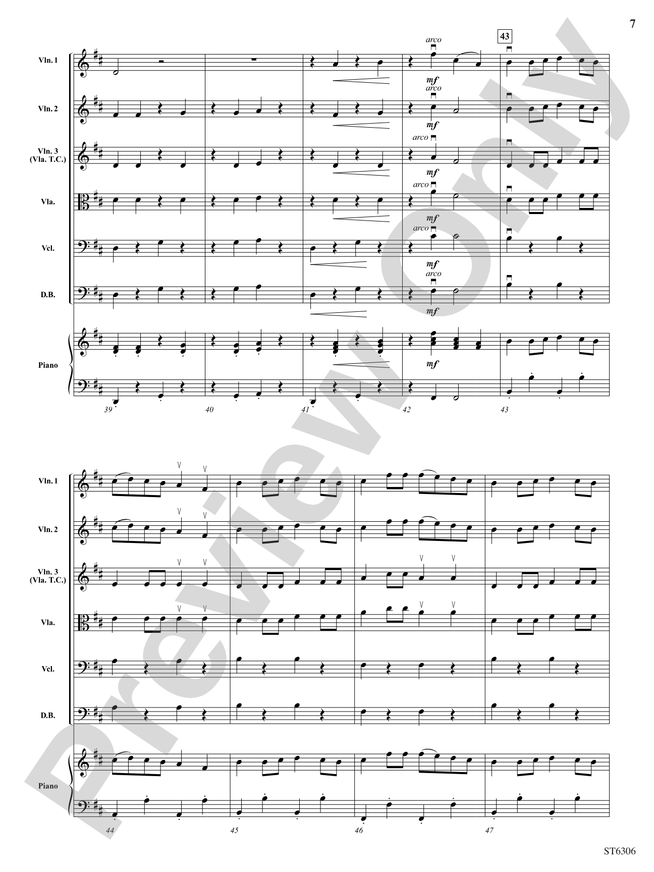 Father Grumble: String Orchestra Conductor Score & Parts
