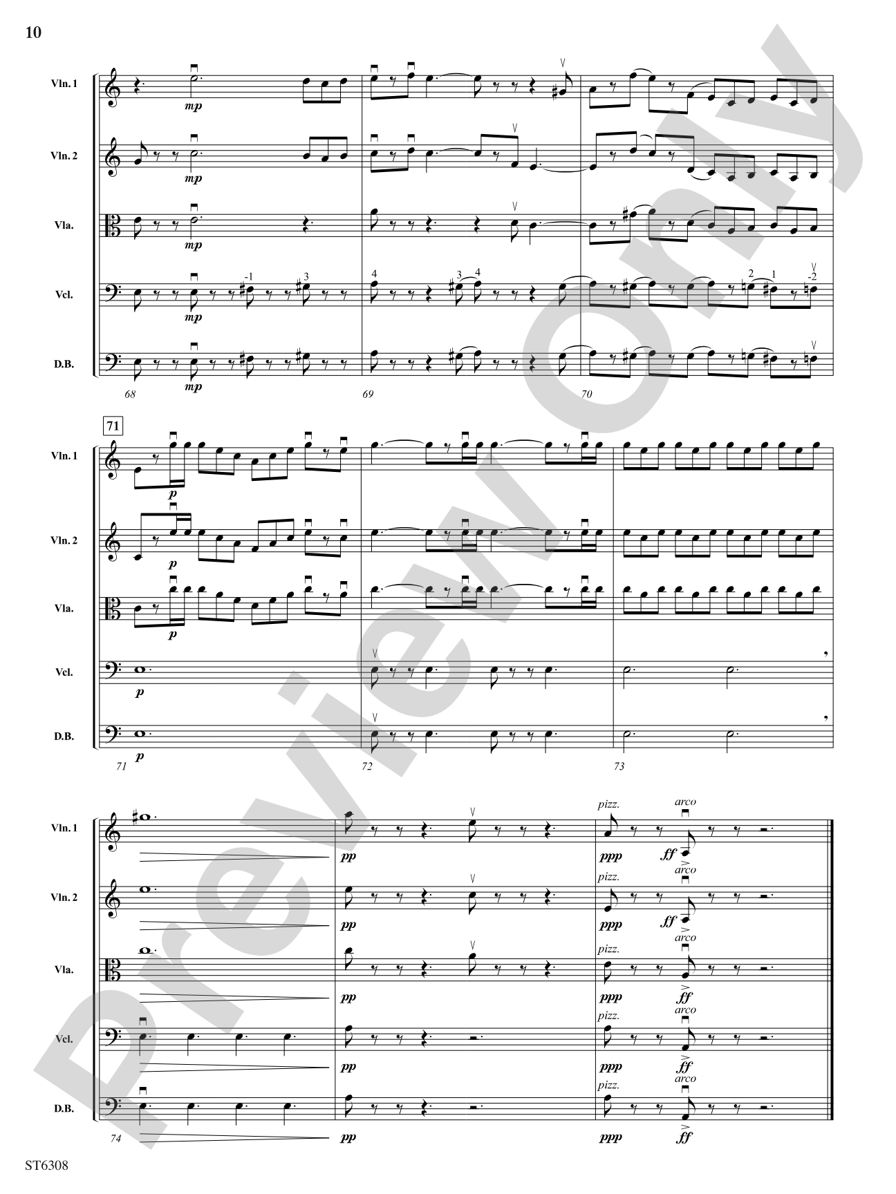 March of the Toys: String Orchestra Conductor Score & Parts