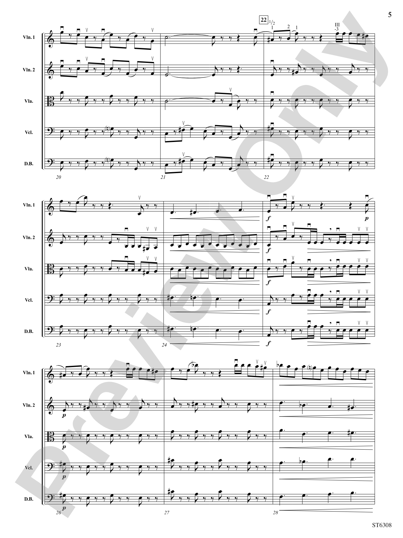 March of the Toys: String Orchestra Conductor Score & Parts