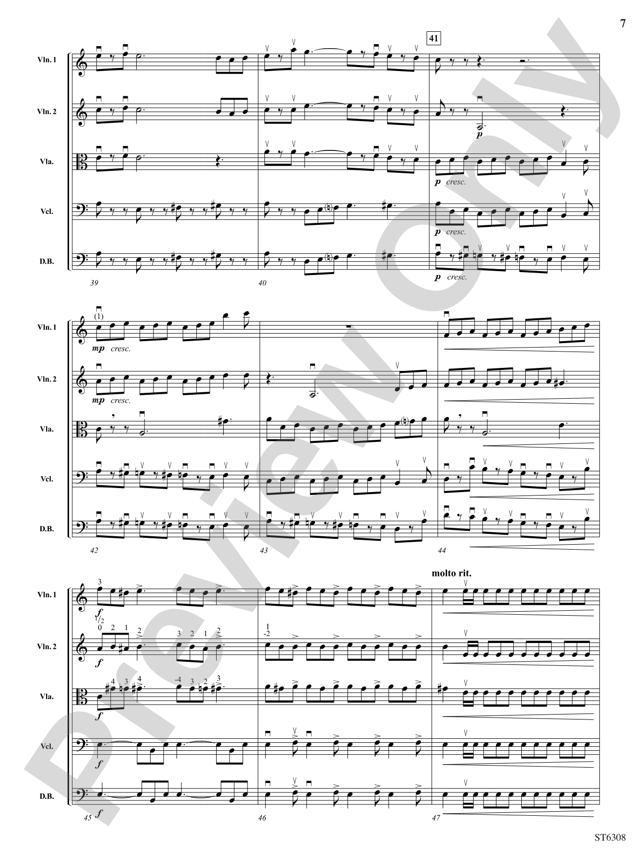 March of the Toys: String Orchestra Conductor Score & Parts