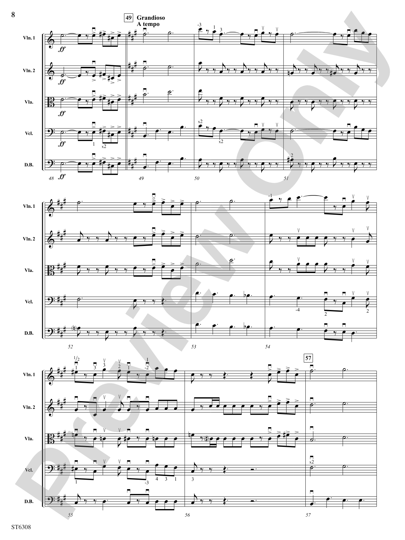 March of the Toys: String Orchestra Conductor Score & Parts