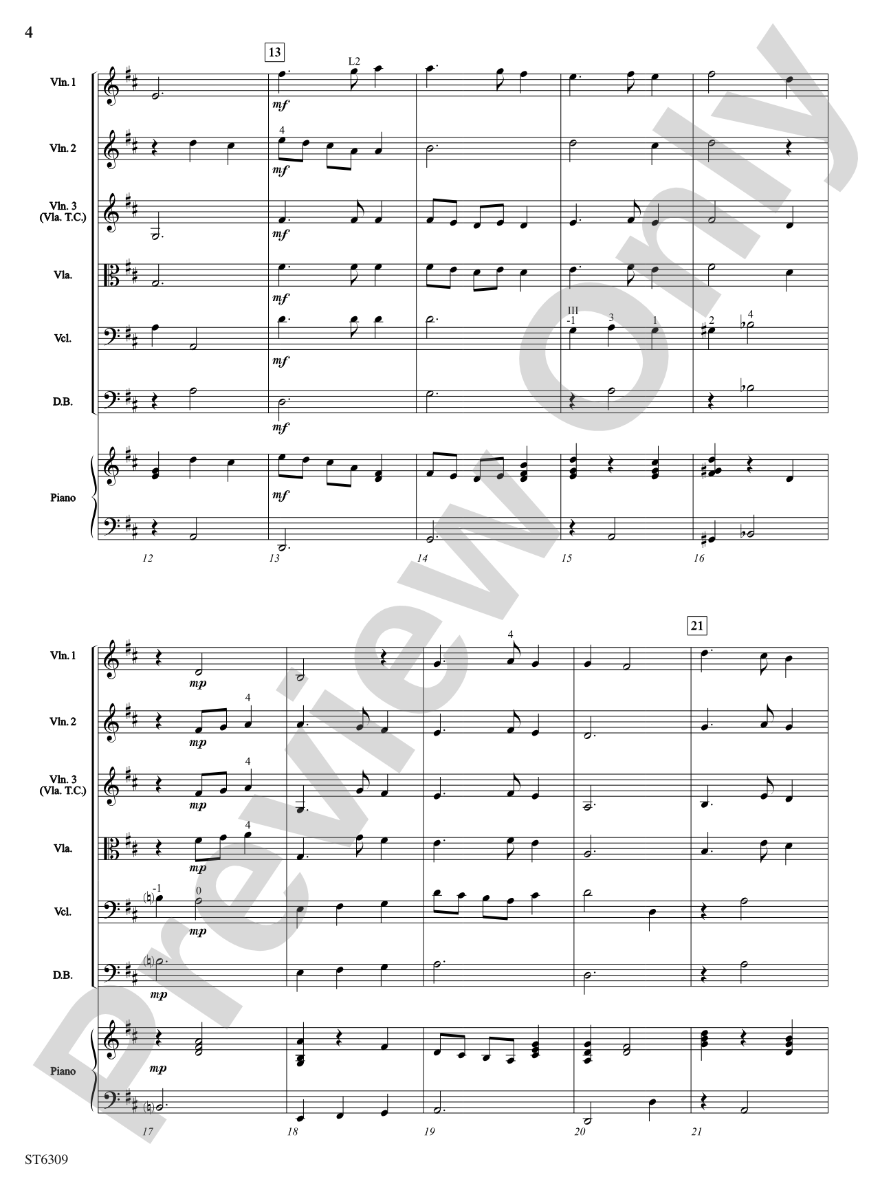Catalonian Song: String Orchestra Conductor Score & Parts