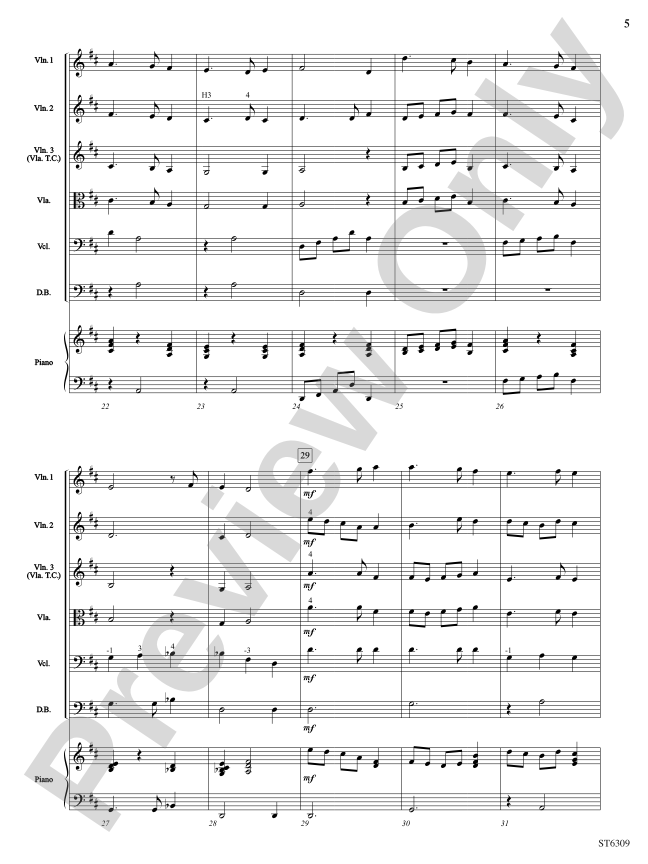 Catalonian Song: String Orchestra Conductor Score & Parts