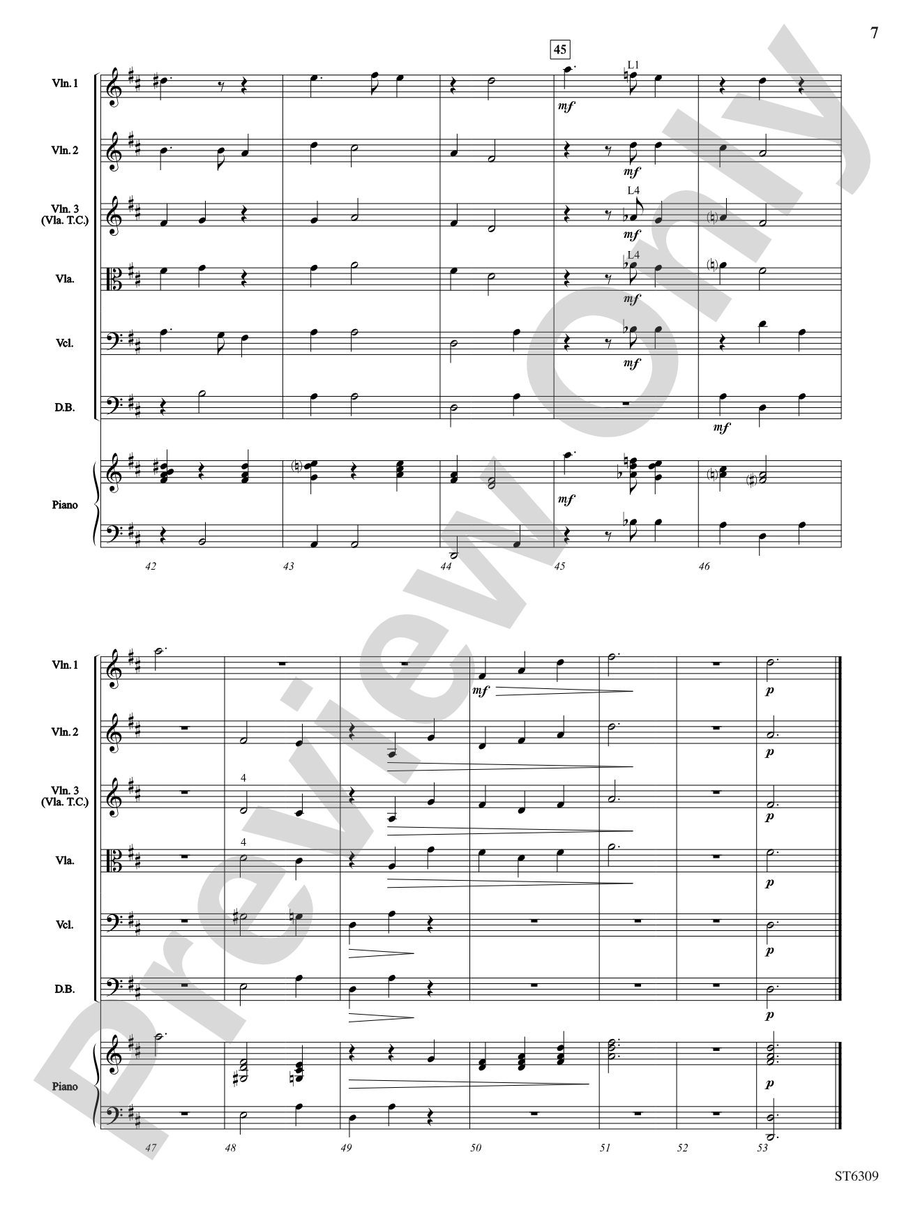 Catalonian Song: String Orchestra Conductor Score & Parts