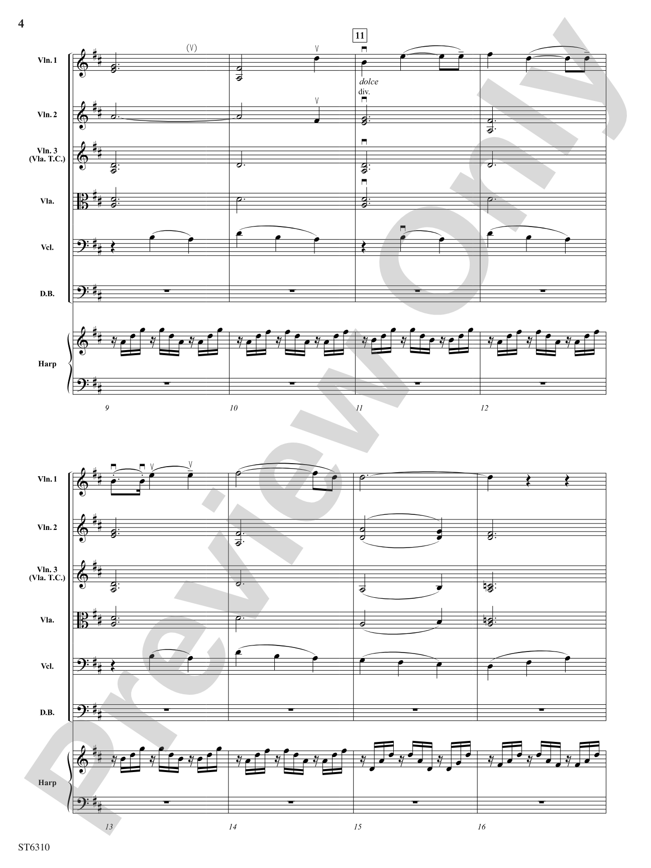 In Paradisum: String Orchestra Conductor Score & Parts