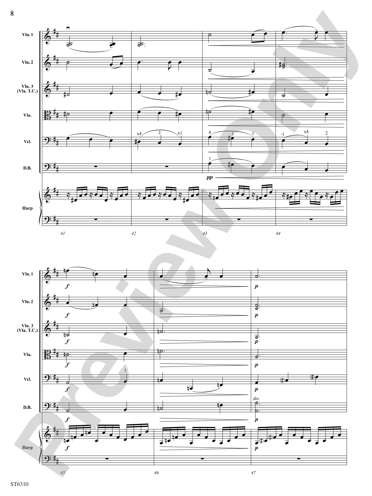 In Paradisum: String Orchestra Conductor Score & Parts