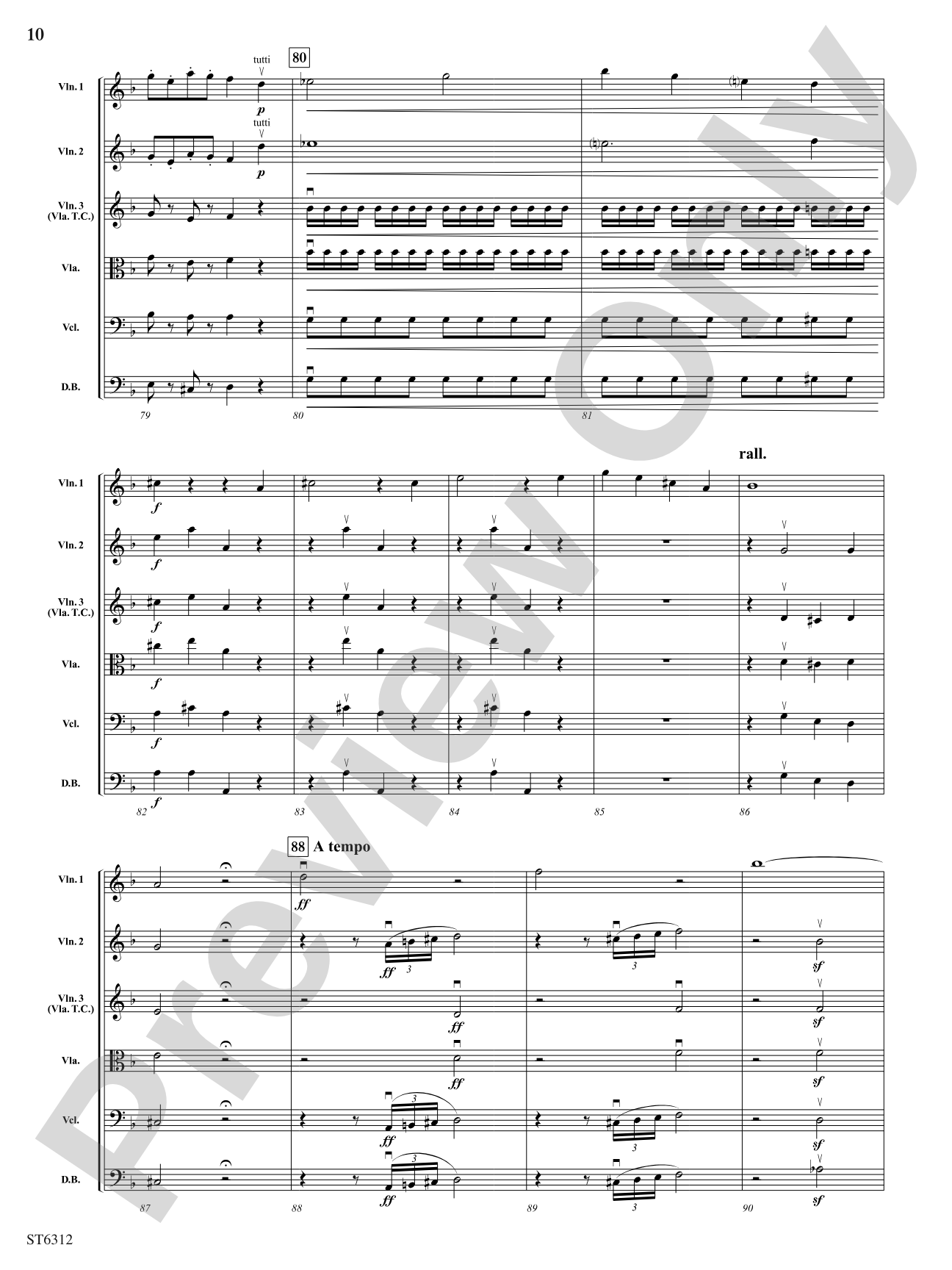 Queen of the Night's Aria: String Orchestra Conductor Score & Parts
