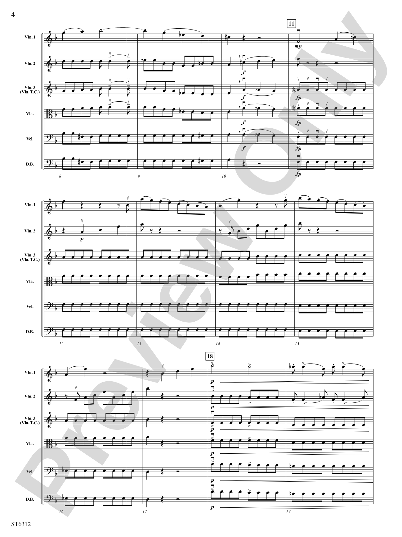 Queen of the Night's Aria: String Orchestra Conductor Score & Parts