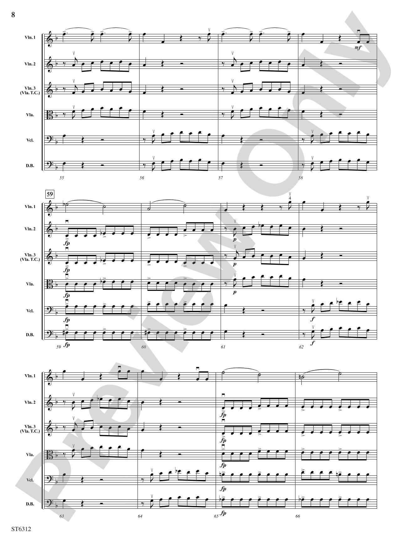 Queen of the Night's Aria: String Orchestra Conductor Score & Parts
