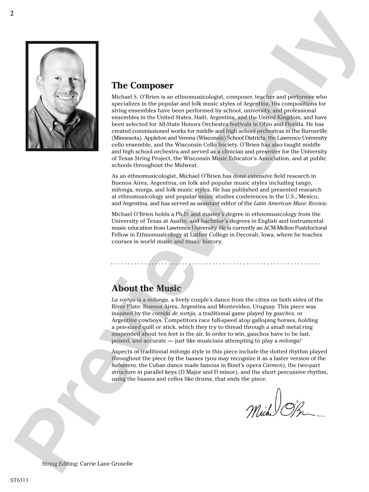 La sortija: String Orchestra Conductor Score & Parts