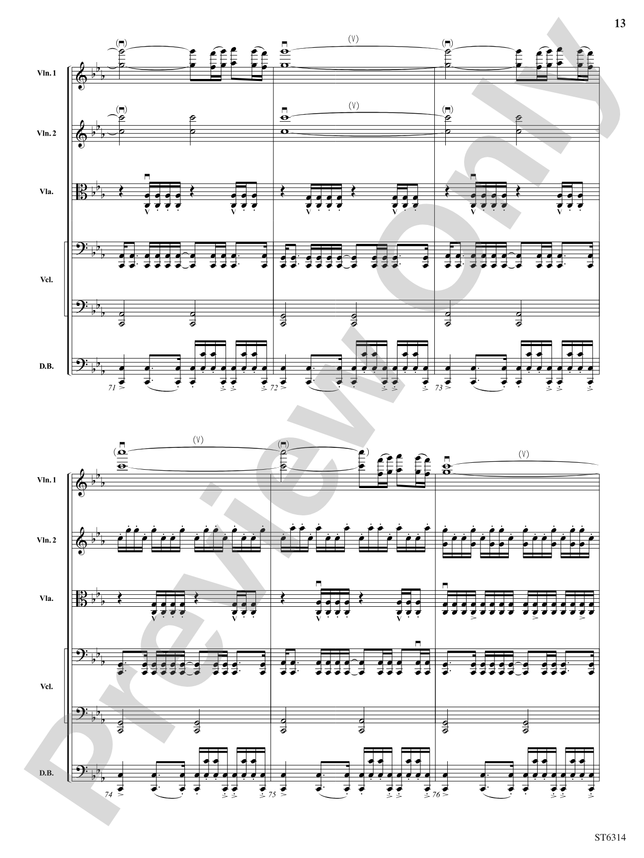 Lyric Metal: Score