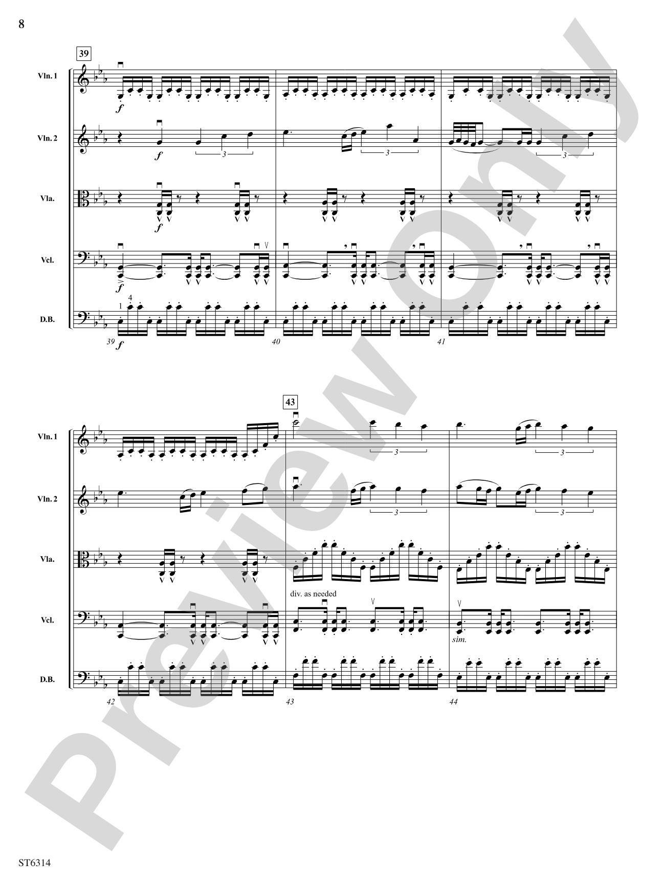 Lyric Metal: Score