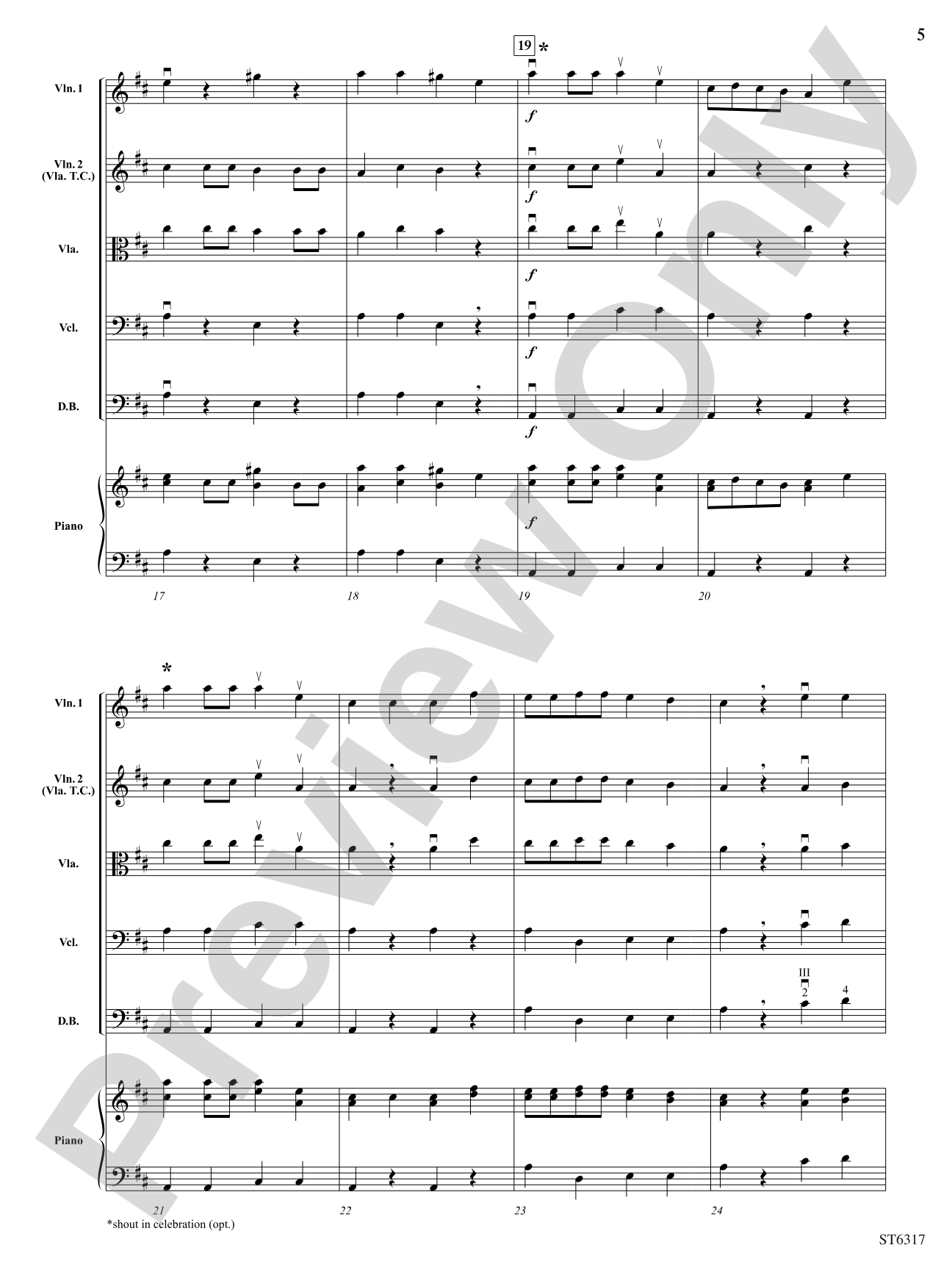 Peasant Wedding March: String Orchestra Conductor Score & Parts