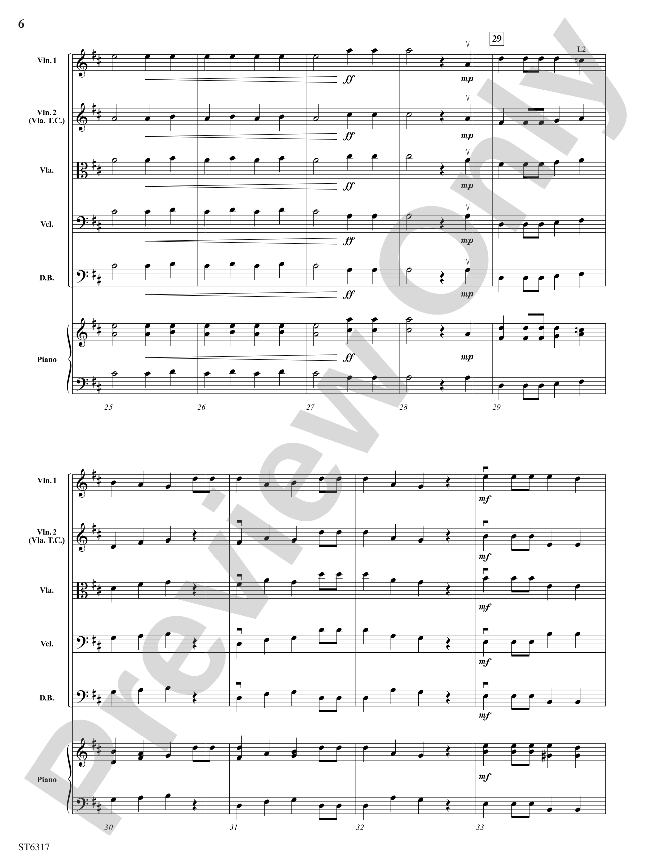 Peasant Wedding March: String Orchestra Conductor Score & Parts