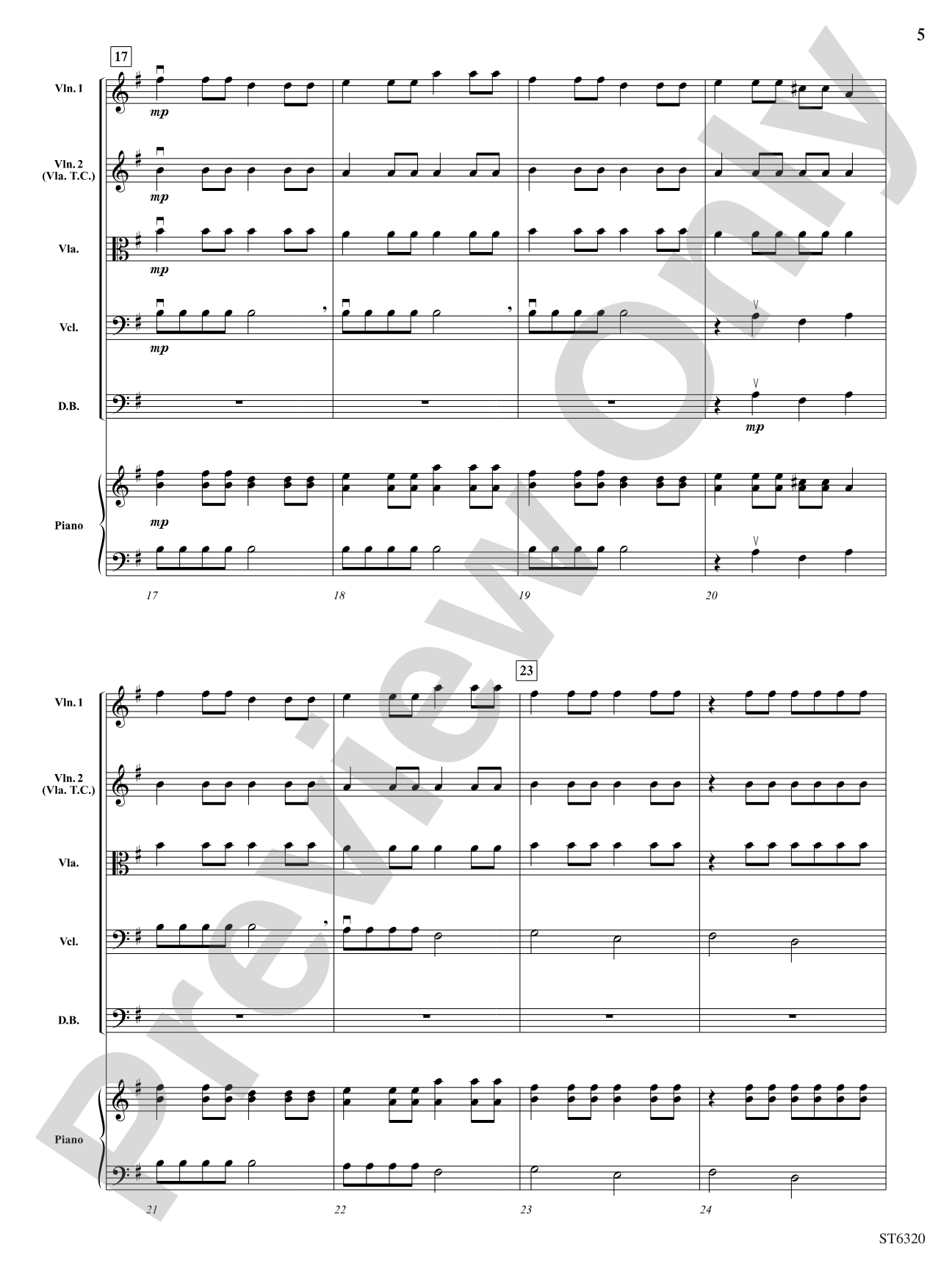 Rubber Chicken Soup: String Orchestra Conductor Score & Parts